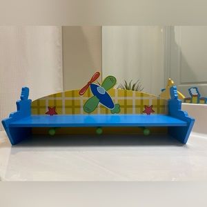 Kids’ Hat Shelf with Hooks